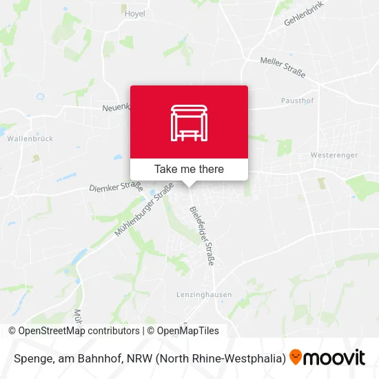 Карта Spenge, am Bahnhof