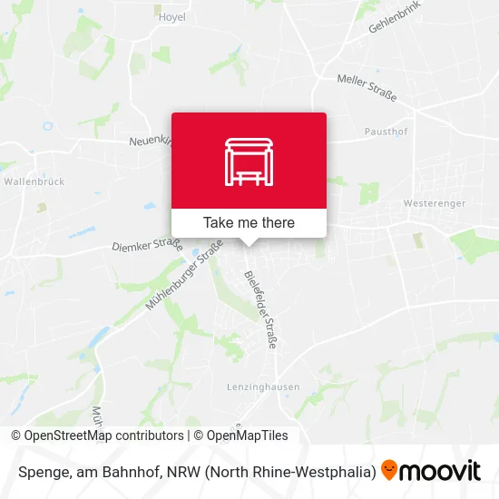 Spenge, am Bahnhof map