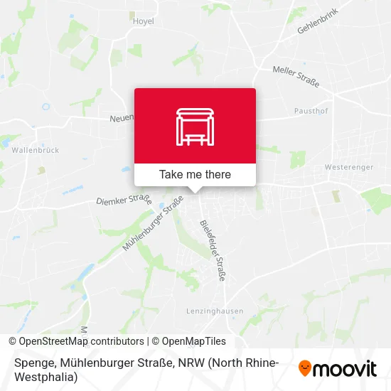 Карта Spenge, Mühlenburger Straße