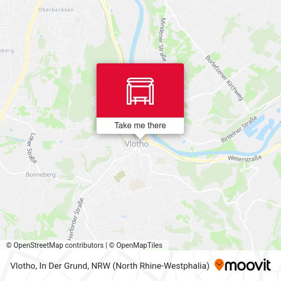 Карта Vlotho, In Der Grund