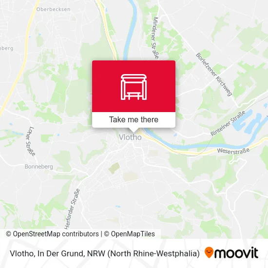 Карта Vlotho, In Der Grund