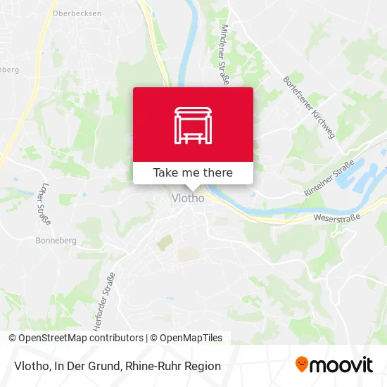 Карта Vlotho, In Der Grund