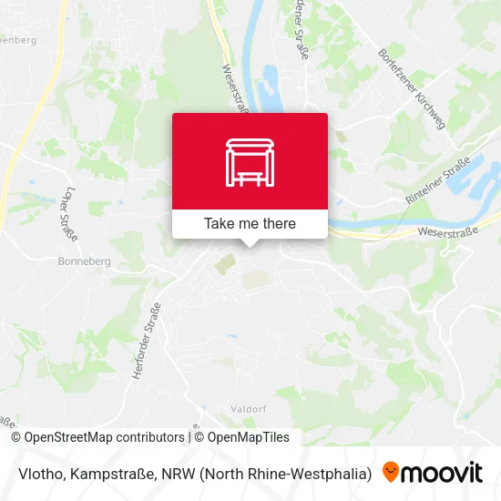 Карта Vlotho, Kampstraße