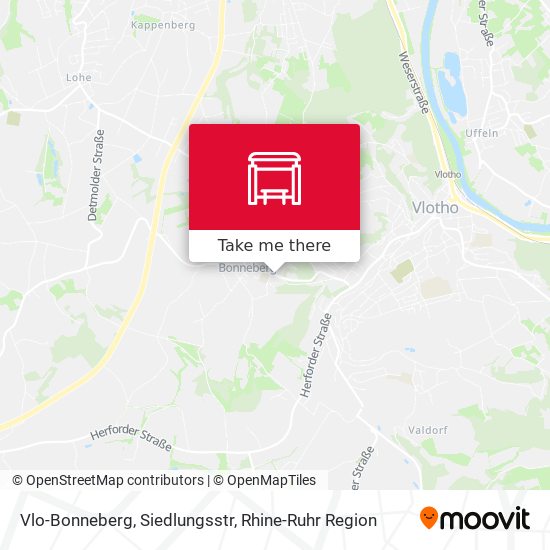 Vlo-Bonneberg, Siedlungsstr map