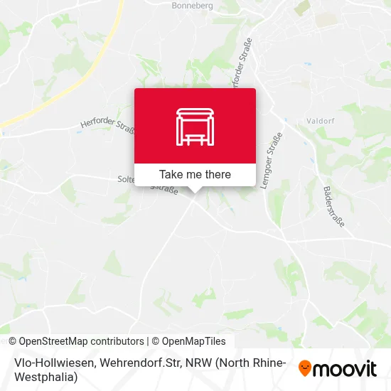 Vlo-Hollwiesen, Wehrendorf.Str map