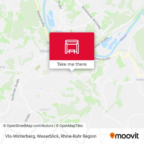Vlo-Winterberg, Weserblick map