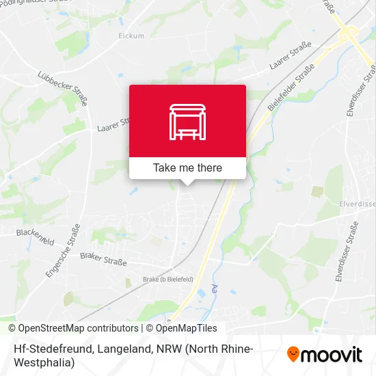 Hf-Stedefreund, Langeland map