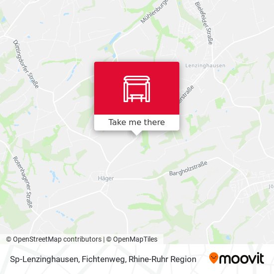 Sp-Lenzinghausen, Fichtenweg map