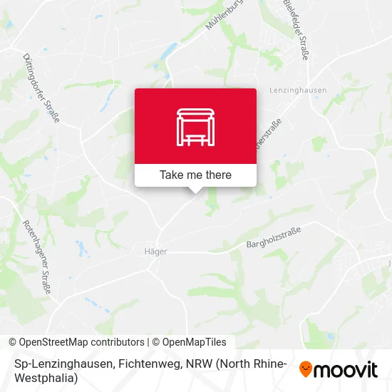Sp-Lenzinghausen, Fichtenweg map