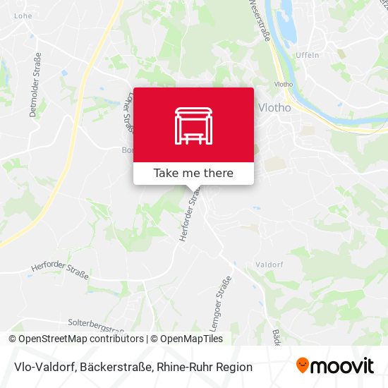 Vlo-Valdorf, Bäckerstraße map