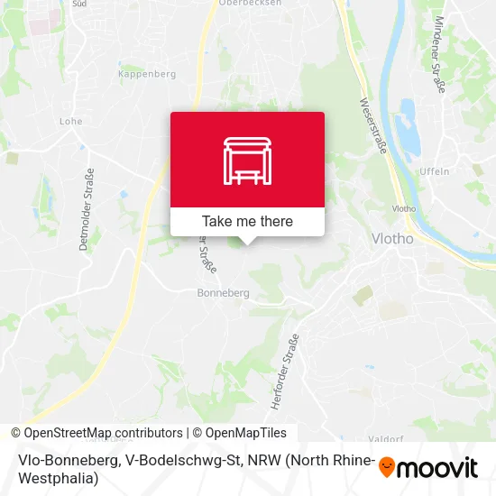 Карта Vlo-Bonneberg, V-Bodelschwg-St