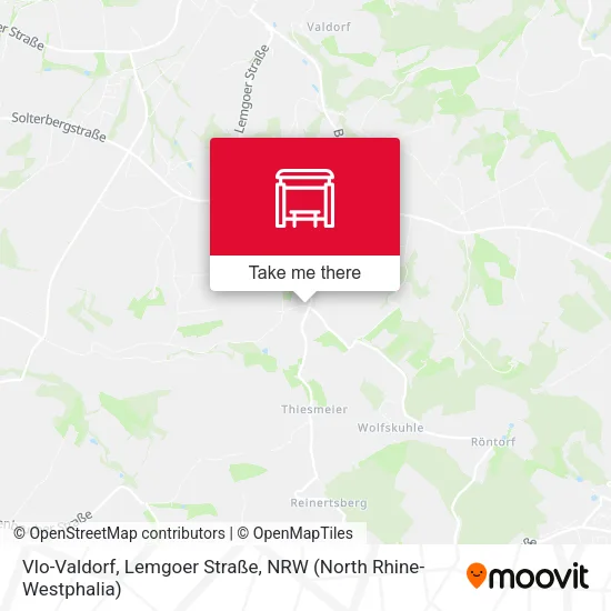 Карта Vlo-Valdorf, Lemgoer Straße