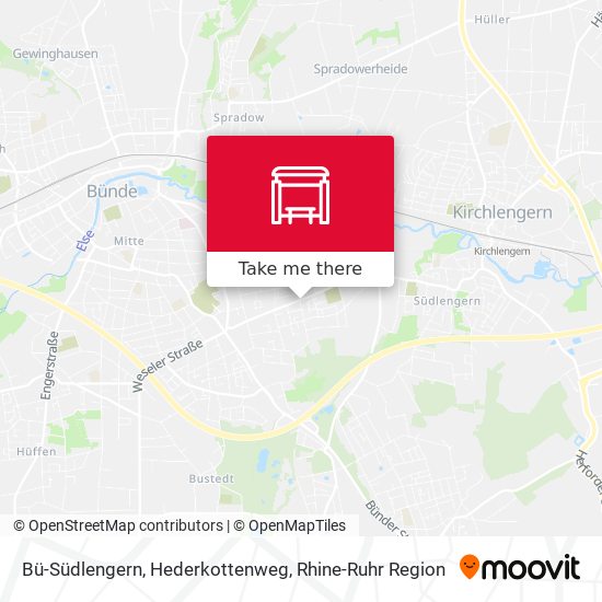 Bü-Südlengern, Hederkottenweg map