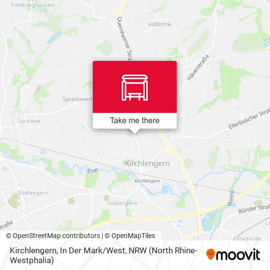 Карта Kirchlengern, In Der Mark/West