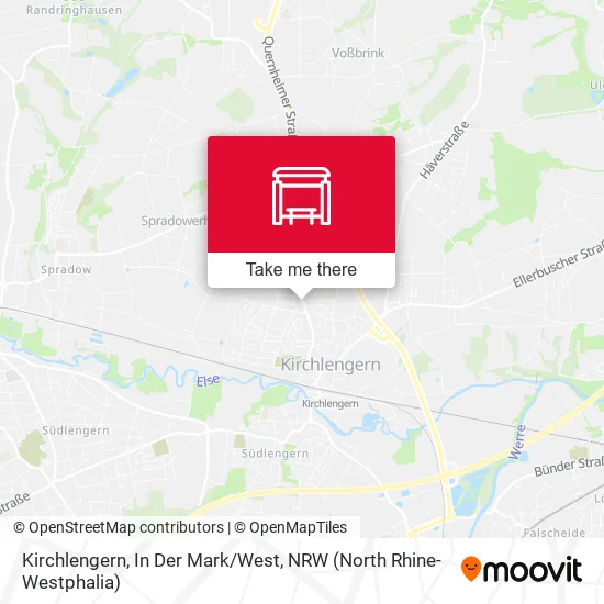 Карта Kirchlengern, In Der Mark/West