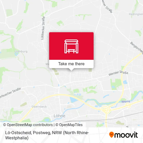 Lö-Ostscheid, Postweg map