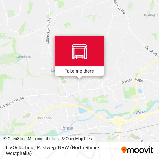 Lö-Ostscheid, Postweg map
