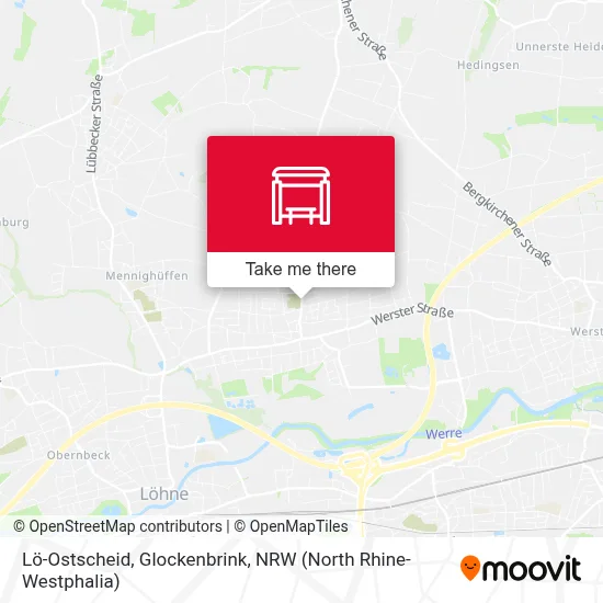 Lö-Ostscheid, Glockenbrink map