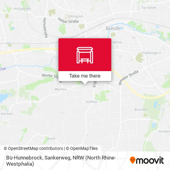 Карта Bü-Hunnebrock, Sankerweg