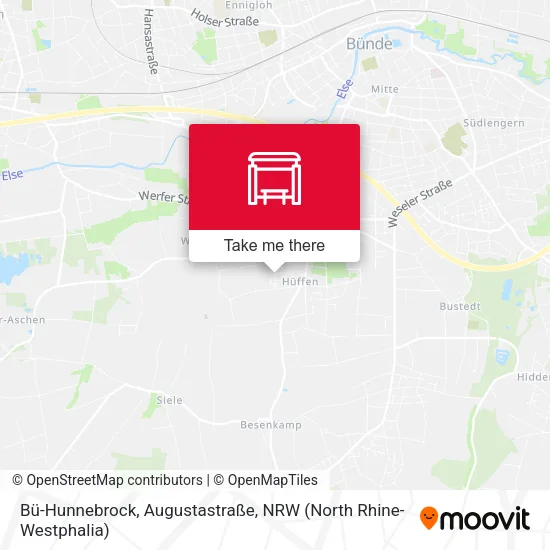Карта Bü-Hunnebrock, Augustastraße
