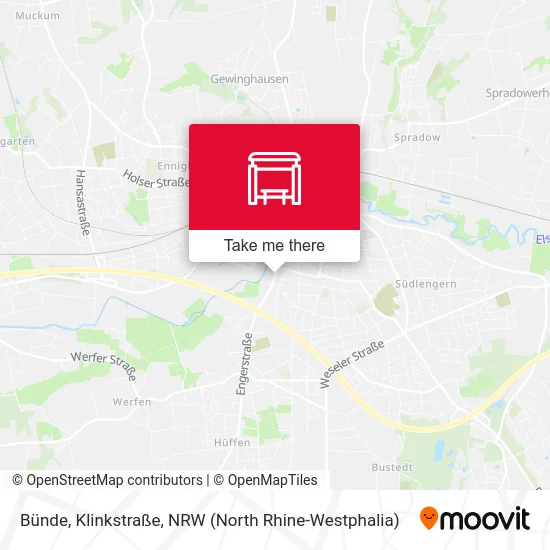 Bünde, Klinkstraße map