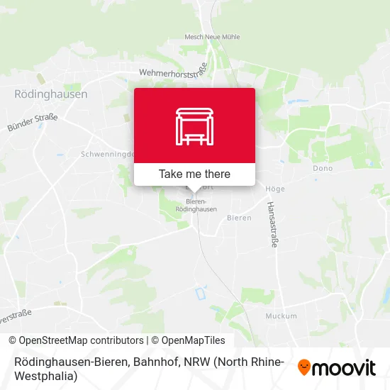 Rödinghausen-Bieren, Bahnhof map