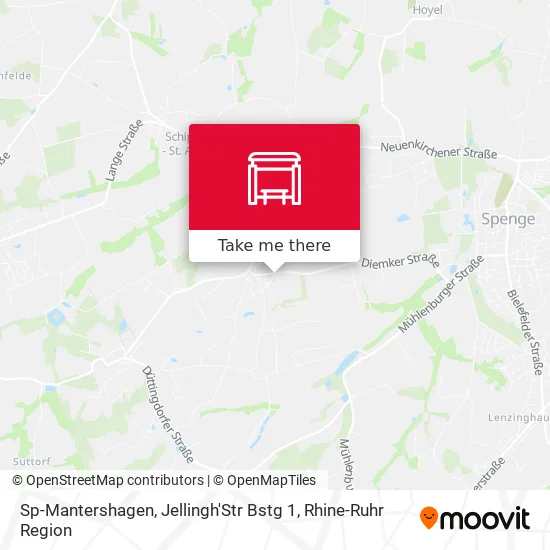 Карта Sp-Mantershagen, Jellingh'Str Bstg 1