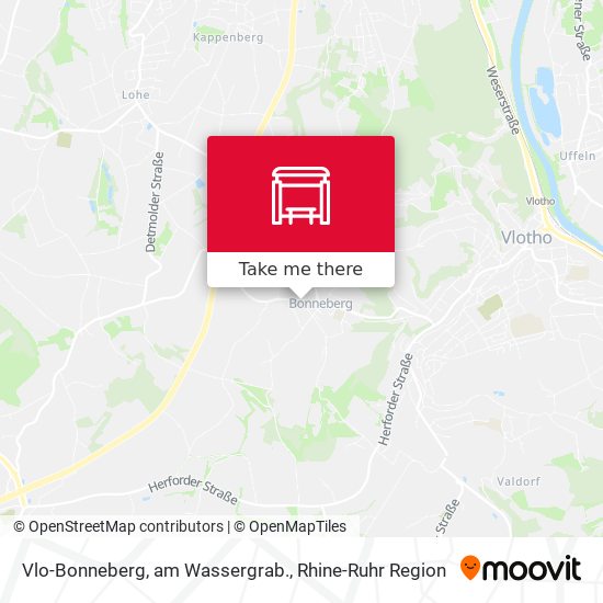 Vlo-Bonneberg, am Wassergrab. map