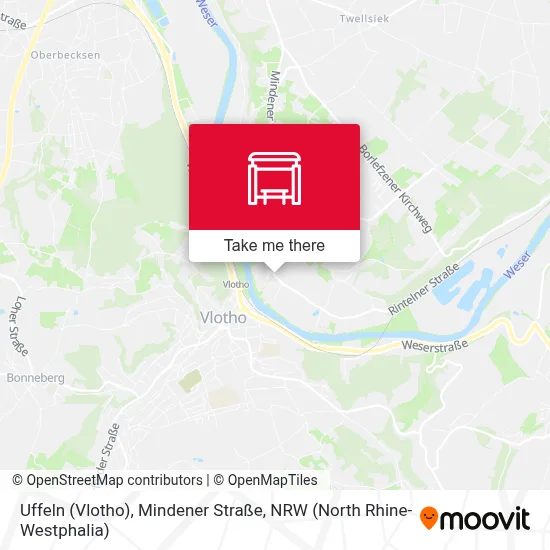 Uffeln (Vlotho), Mindener Straße map