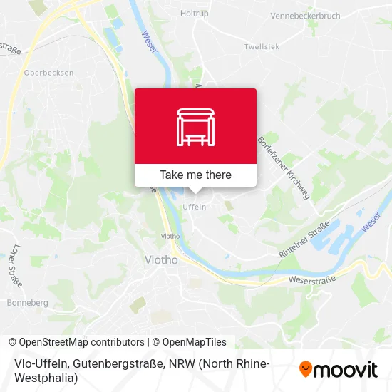 Карта Vlo-Uffeln, Gutenbergstraße
