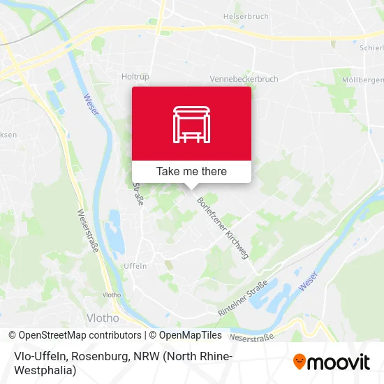 Карта Vlo-Uffeln, Rosenburg