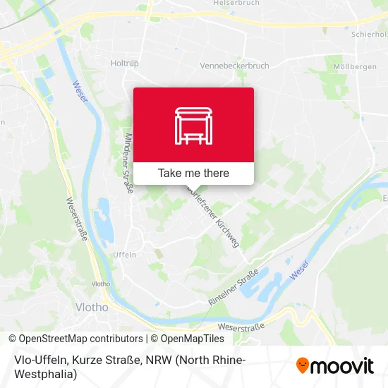 Карта Vlo-Uffeln, Kurze Straße