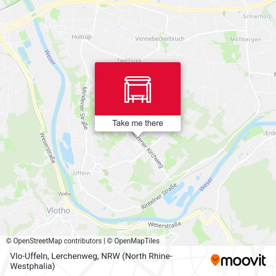 Карта Vlo-Uffeln, Lerchenweg