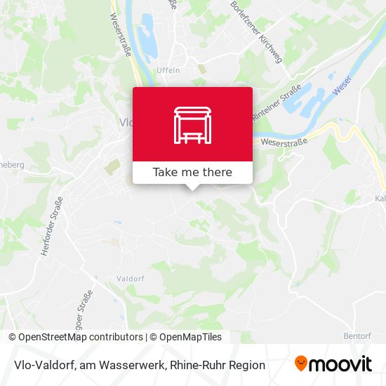 Vlo-Valdorf, am Wasserwerk map