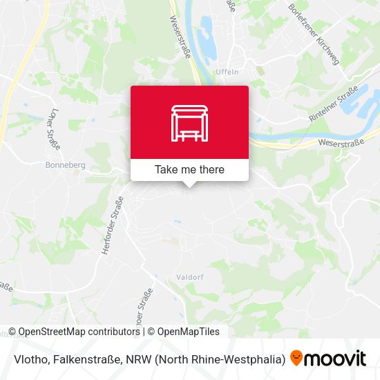 Карта Vlotho, Falkenstraße