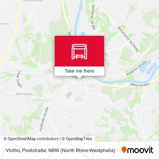 Карта Vlotho, Poststraße