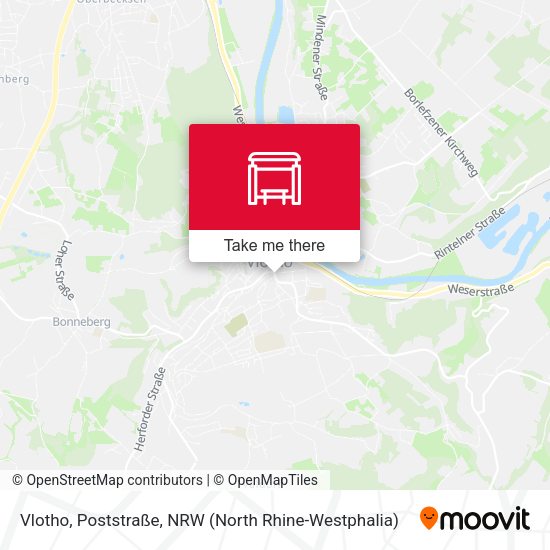 Карта Vlotho, Poststraße