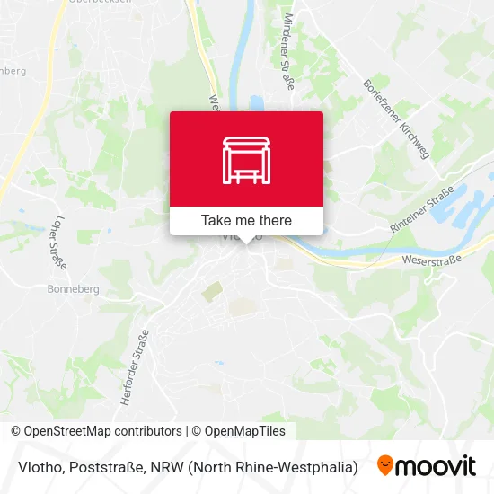 Карта Vlotho, Poststraße
