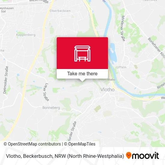 Карта Vlotho, Beckerbusch