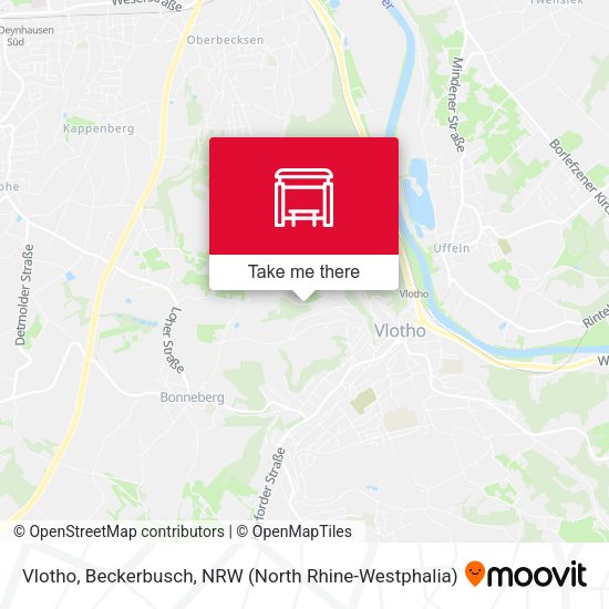 Карта Vlotho, Beckerbusch
