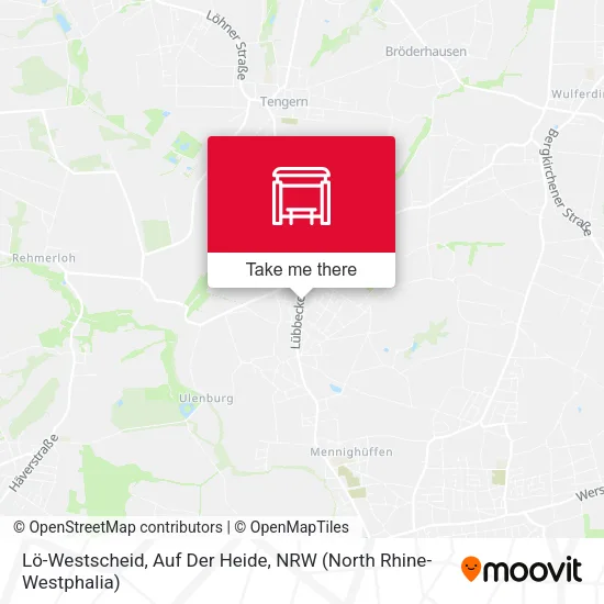 Карта Lö-Westscheid, Auf Der Heide