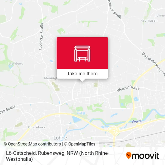 Lö-Ostscheid, Rubensweg map