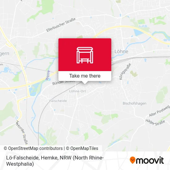 Lö-Falscheide, Hemke map