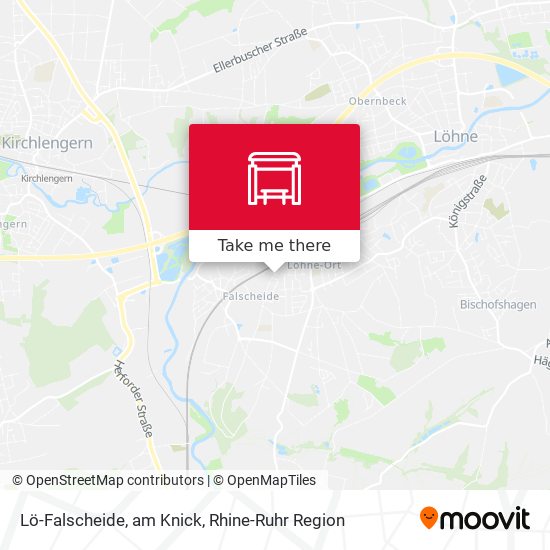 Lö-Falscheide, am Knick map