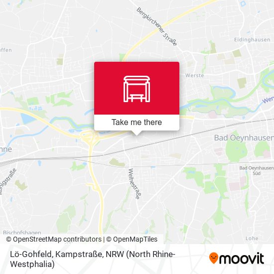 Lö-Gohfeld, Kampstraße map