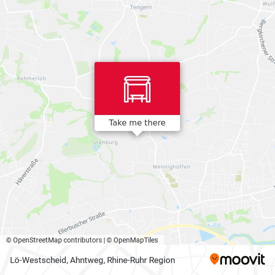 Lö-Westscheid, Ahntweg map