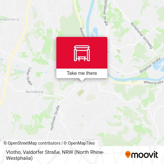 Карта Vlotho, Valdorfer Straße