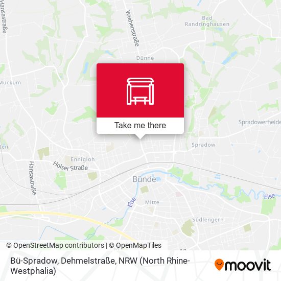 Bü-Spradow, Dehmelstraße map