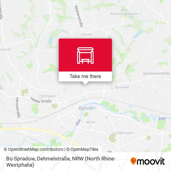 Карта Bü-Spradow, Dehmelstraße