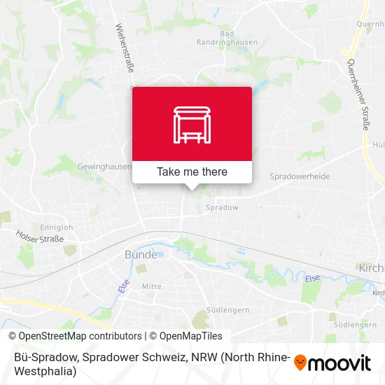Bü-Spradow, Spradower Schweiz map